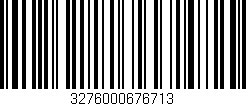 Código de barras (EAN, GTIN, SKU, ISBN): '3276000676713'