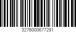Código de barras (EAN, GTIN, SKU, ISBN): '3276000677291'