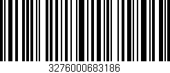 Código de barras (EAN, GTIN, SKU, ISBN): '3276000683186'