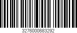Código de barras (EAN, GTIN, SKU, ISBN): '3276000683292'