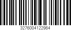 Código de barras (EAN, GTIN, SKU, ISBN): '3276004122964'