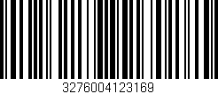 Código de barras (EAN, GTIN, SKU, ISBN): '3276004123169'