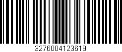 Código de barras (EAN, GTIN, SKU, ISBN): '3276004123619'