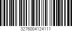 Código de barras (EAN, GTIN, SKU, ISBN): '3276004124111'