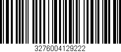 Código de barras (EAN, GTIN, SKU, ISBN): '3276004129222'