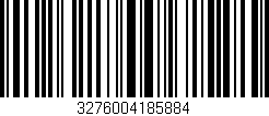 Código de barras (EAN, GTIN, SKU, ISBN): '3276004185884'
