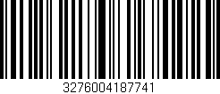 Código de barras (EAN, GTIN, SKU, ISBN): '3276004187741'