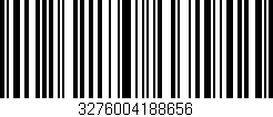 Código de barras (EAN, GTIN, SKU, ISBN): '3276004188656'