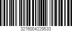 Código de barras (EAN, GTIN, SKU, ISBN): '3276004229533'