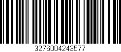 Código de barras (EAN, GTIN, SKU, ISBN): '3276004243577'