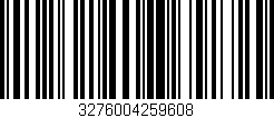 Código de barras (EAN, GTIN, SKU, ISBN): '3276004259608'