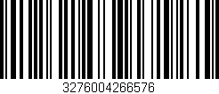 Código de barras (EAN, GTIN, SKU, ISBN): '3276004266576'