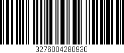 Código de barras (EAN, GTIN, SKU, ISBN): '3276004280930'