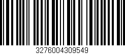 Código de barras (EAN, GTIN, SKU, ISBN): '3276004309549'