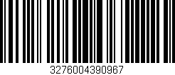 Código de barras (EAN, GTIN, SKU, ISBN): '3276004390967'