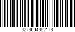 Código de barras (EAN, GTIN, SKU, ISBN): '3276004392176'
