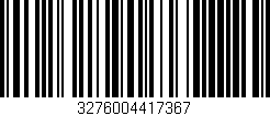 Código de barras (EAN, GTIN, SKU, ISBN): '3276004417367'