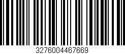 Código de barras (EAN, GTIN, SKU, ISBN): '3276004467669'