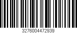 Código de barras (EAN, GTIN, SKU, ISBN): '3276004472939'