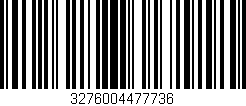 Código de barras (EAN, GTIN, SKU, ISBN): '3276004477736'