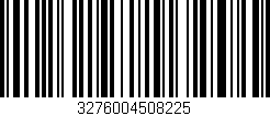 Código de barras (EAN, GTIN, SKU, ISBN): '3276004508225'