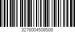 Código de barras (EAN, GTIN, SKU, ISBN): '3276004508508'