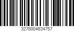 Código de barras (EAN, GTIN, SKU, ISBN): '3276004634757'
