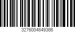 Código de barras (EAN, GTIN, SKU, ISBN): '3276004649386'