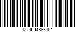 Código de barras (EAN, GTIN, SKU, ISBN): '3276004665881'