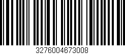 Código de barras (EAN, GTIN, SKU, ISBN): '3276004673008'