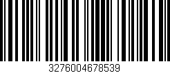 Código de barras (EAN, GTIN, SKU, ISBN): '3276004678539'
