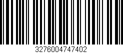 Código de barras (EAN, GTIN, SKU, ISBN): '3276004747402'