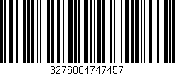Código de barras (EAN, GTIN, SKU, ISBN): '3276004747457'
