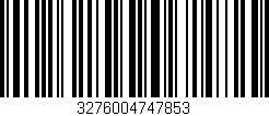 Código de barras (EAN, GTIN, SKU, ISBN): '3276004747853'