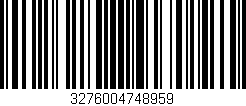 Código de barras (EAN, GTIN, SKU, ISBN): '3276004748959'