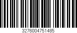 Código de barras (EAN, GTIN, SKU, ISBN): '3276004751485'