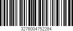 Código de barras (EAN, GTIN, SKU, ISBN): '3276004752284'