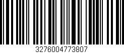 Código de barras (EAN, GTIN, SKU, ISBN): '3276004773807'