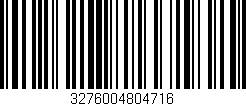 Código de barras (EAN, GTIN, SKU, ISBN): '3276004804716'