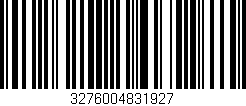 Código de barras (EAN, GTIN, SKU, ISBN): '3276004831927'