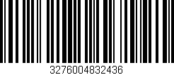 Código de barras (EAN, GTIN, SKU, ISBN): '3276004832436'