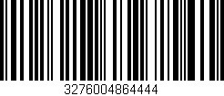 Código de barras (EAN, GTIN, SKU, ISBN): '3276004864444'