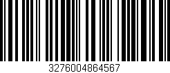 Código de barras (EAN, GTIN, SKU, ISBN): '3276004864567'