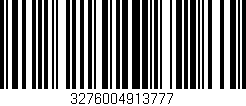 Código de barras (EAN, GTIN, SKU, ISBN): '3276004913777'
