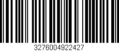Código de barras (EAN, GTIN, SKU, ISBN): '3276004922427'