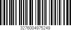 Código de barras (EAN, GTIN, SKU, ISBN): '3276004975249'