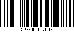 Código de barras (EAN, GTIN, SKU, ISBN): '3276004992987'