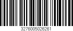 Código de barras (EAN, GTIN, SKU, ISBN): '3276005026261'
