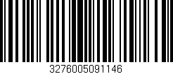 Código de barras (EAN, GTIN, SKU, ISBN): '3276005091146'