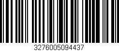 Código de barras (EAN, GTIN, SKU, ISBN): '3276005094437'